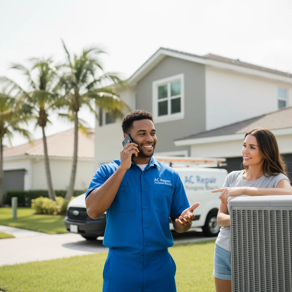 AC Repair Pompano Beach customer support in Candia